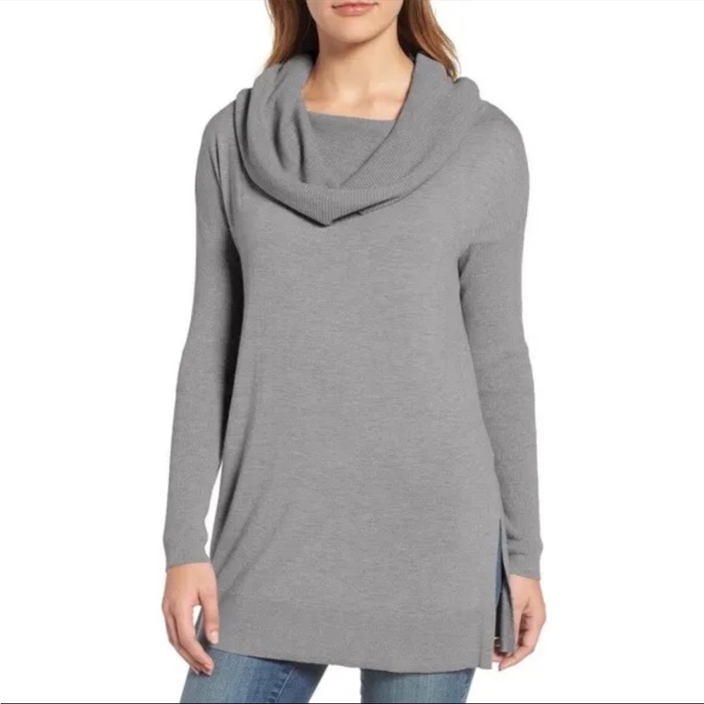 GUC Caslon 3 in 1 side slit tunic sweater